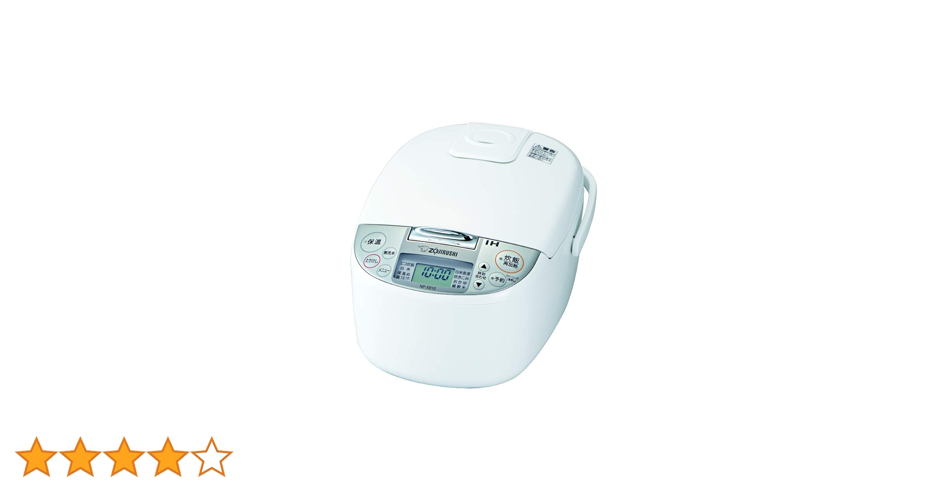 Amazon | 象印マホービン 炊飯器 5.5合 ホワイト NP-XB10-WA | 象印